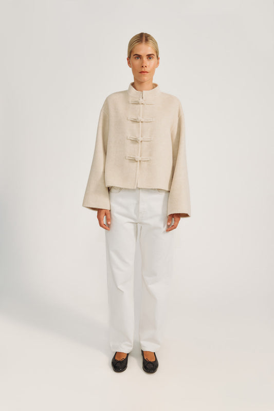 Lily Coat - Porcelain