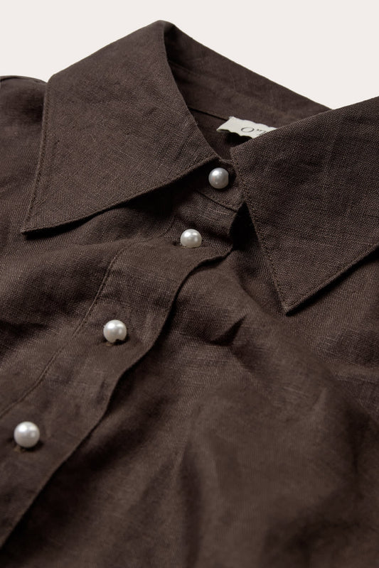 Madison Shirt - Dark Chocolate