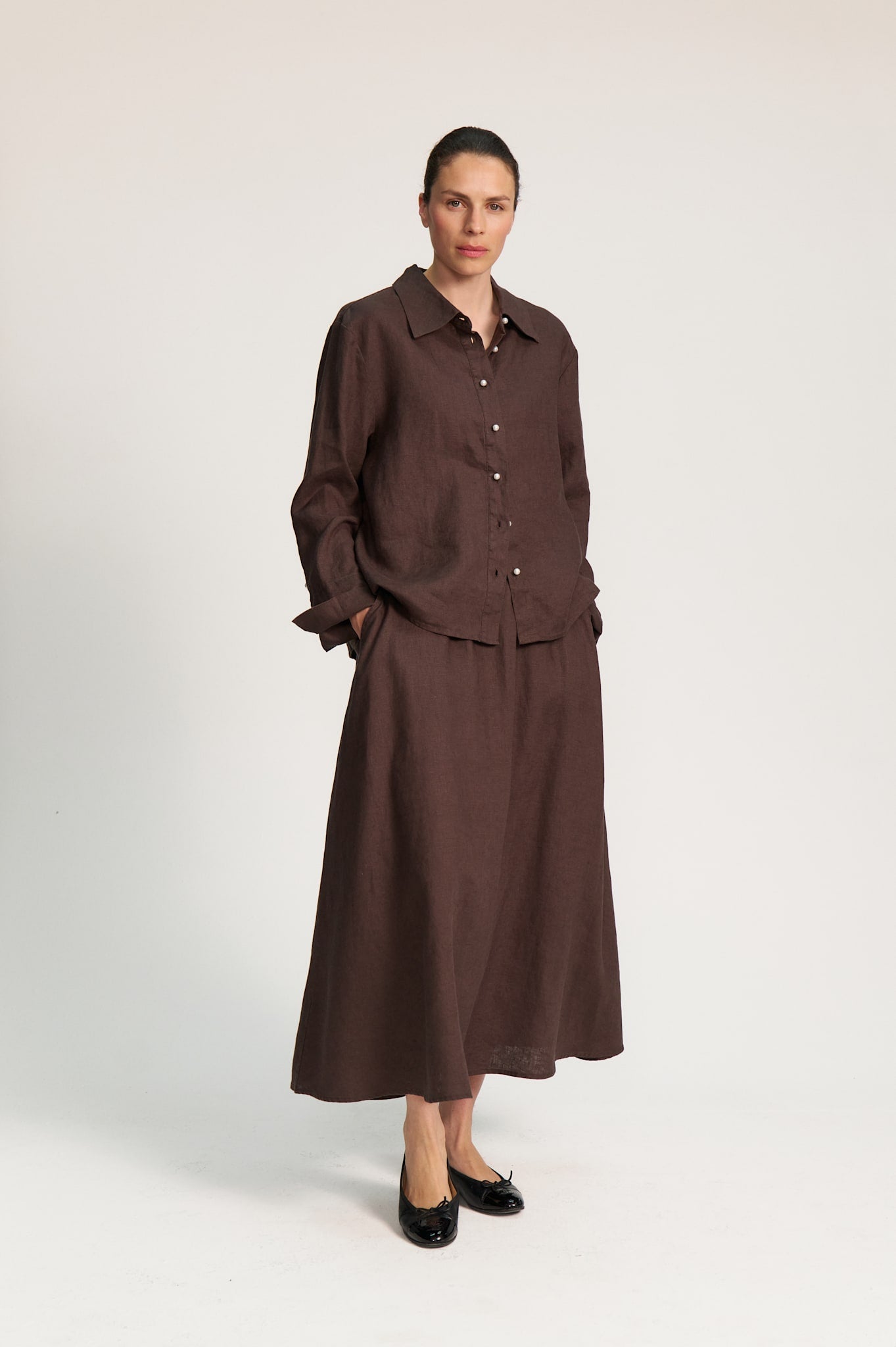 Madison Shirt - Dark Chocolate