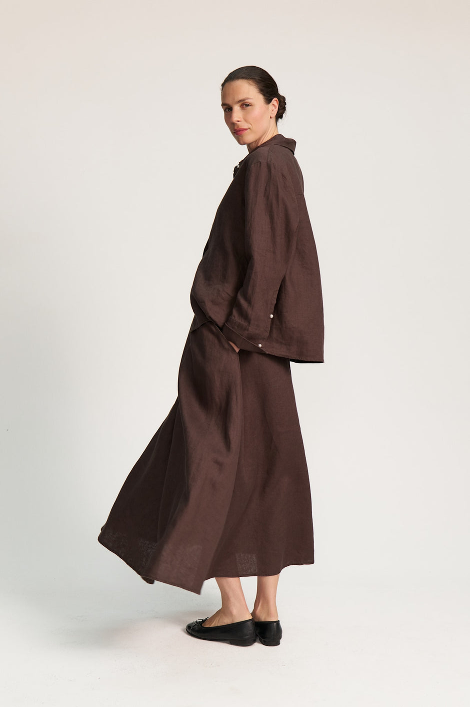Gerda Skirt - Dark Chocolate
