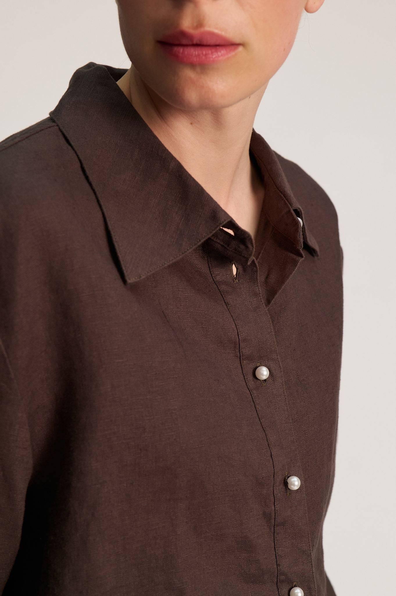 Madison Shirt - Dark Chocolate
