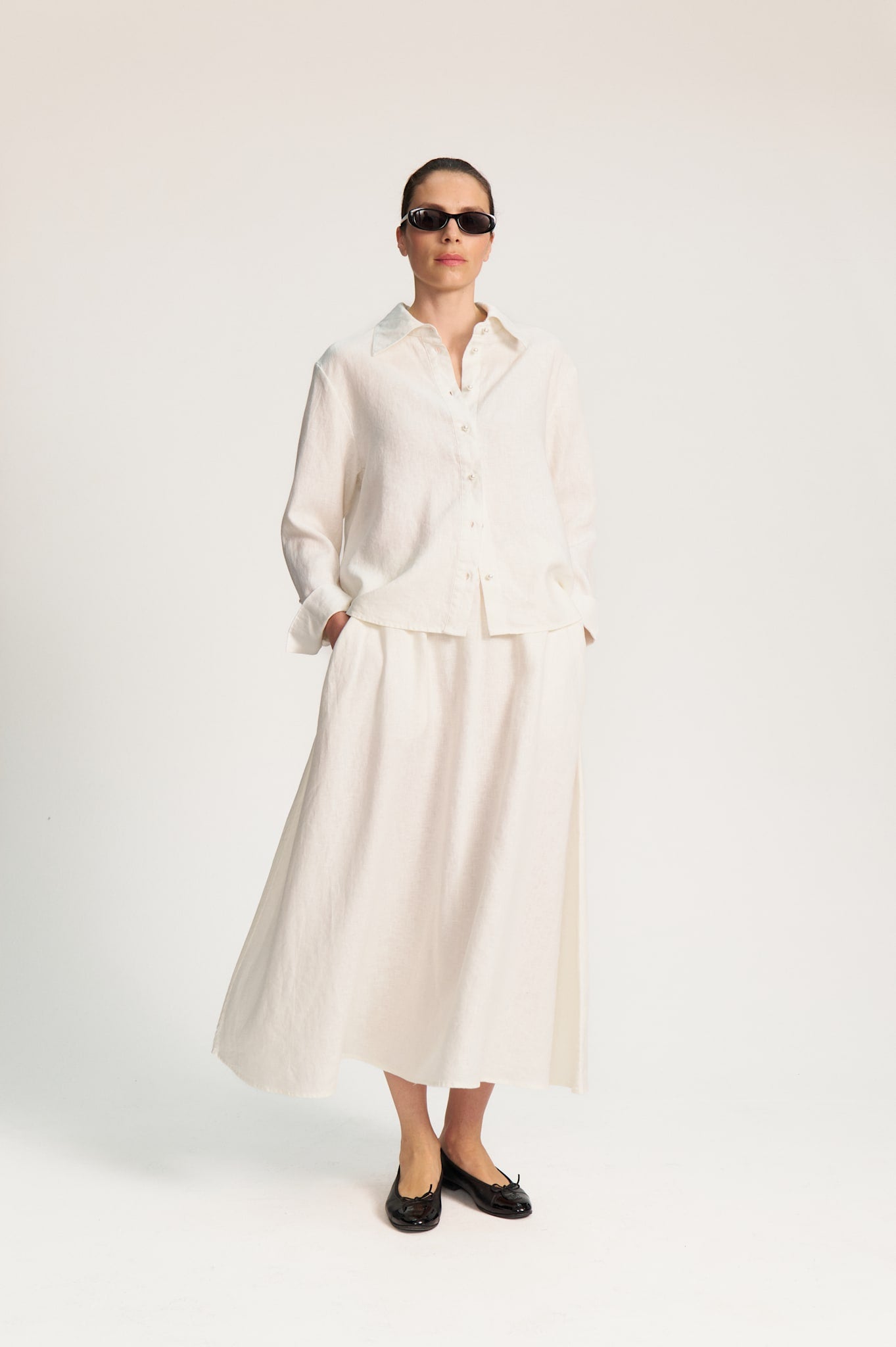 Gerda Skirt - White