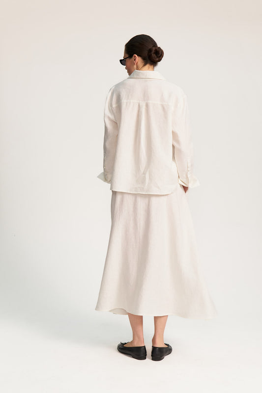 Gerda Skirt - White