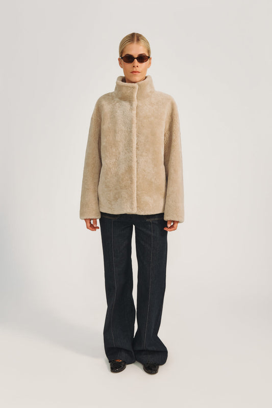 Nalani Coat - Dark Beige