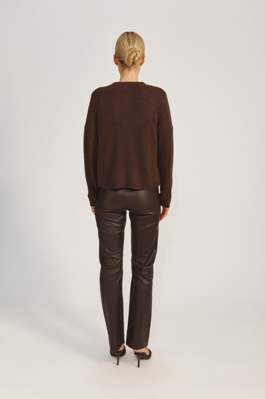Oceania Cardigan - Espresso