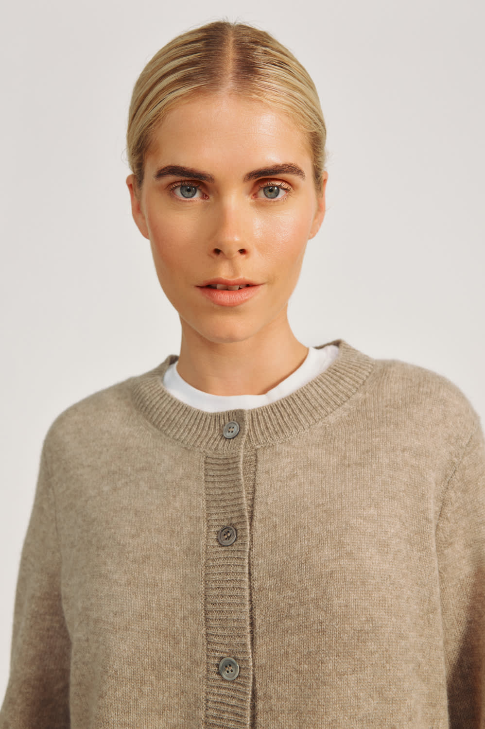 Oceania Cardigan - Mink