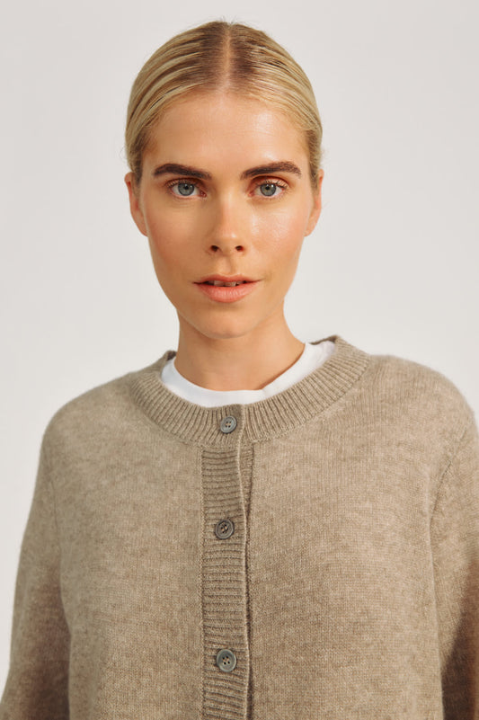 Oceania Cardigan - Mink