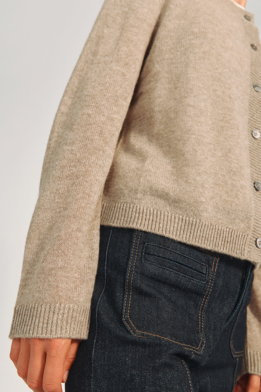 Oceania Cardigan - Mink