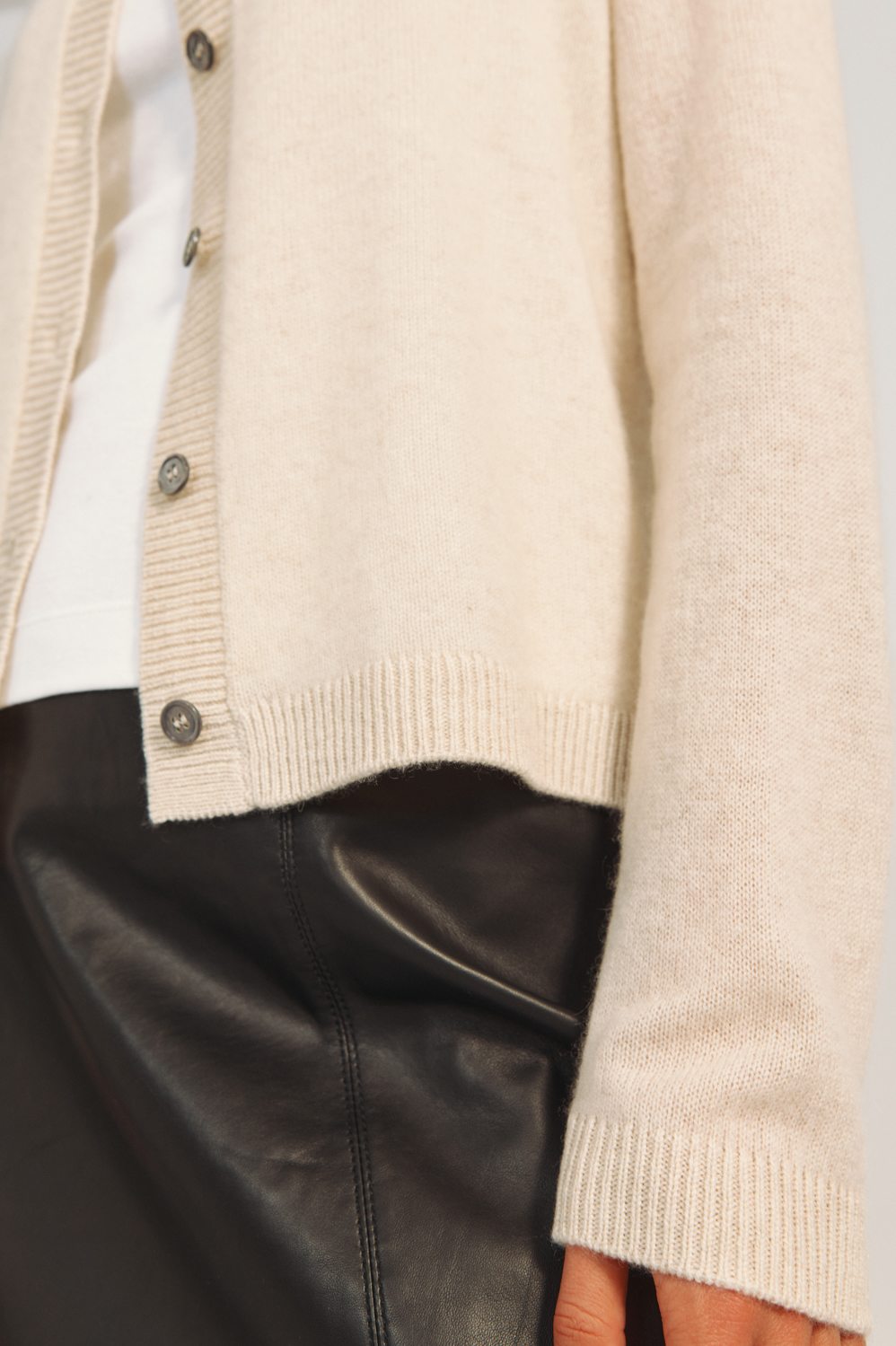 Oceania Cardigan - Warm Beige