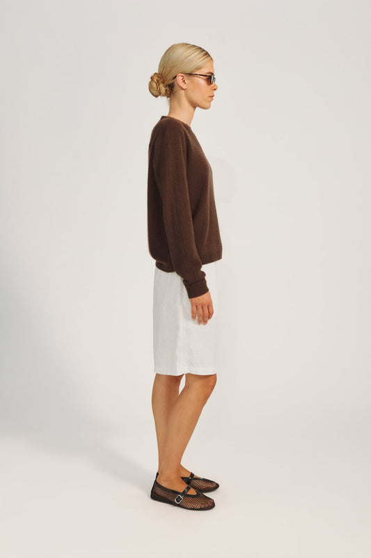 Lace Blouse - Espresso