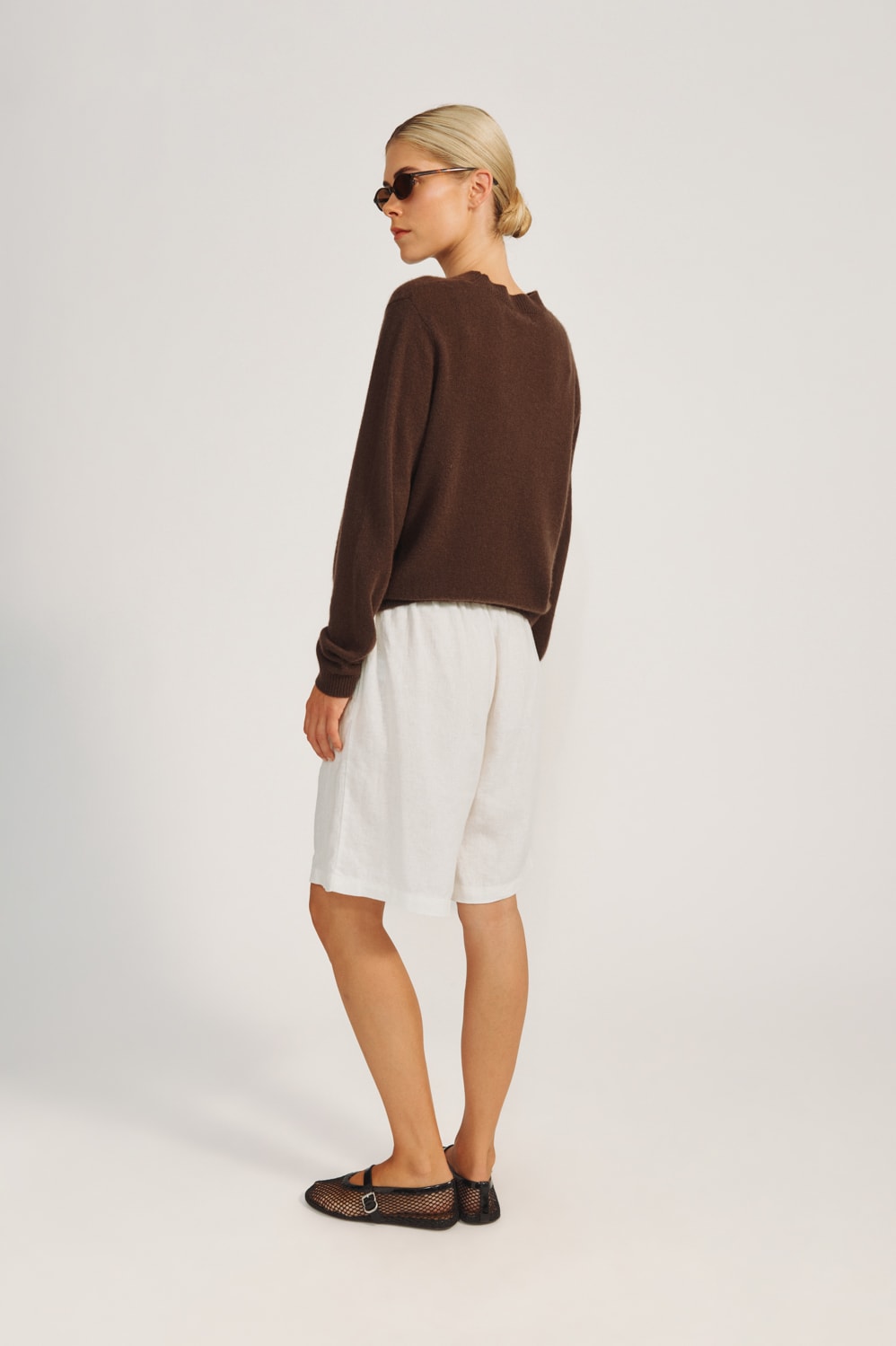 Lace Blouse - Espresso