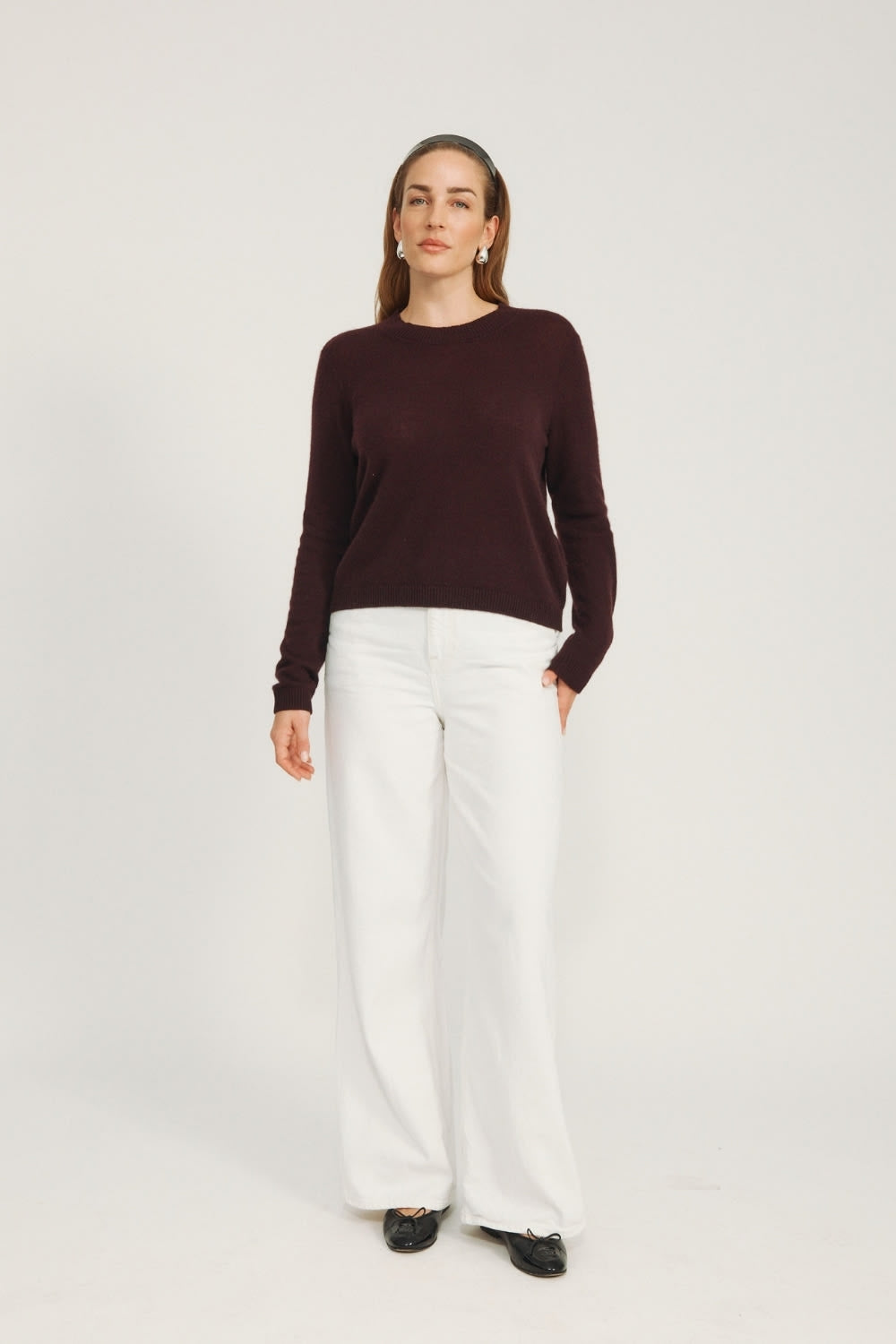Lace Blouse - Plum