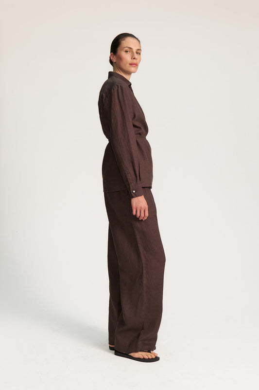 Galina Pants - Dark Chocolate