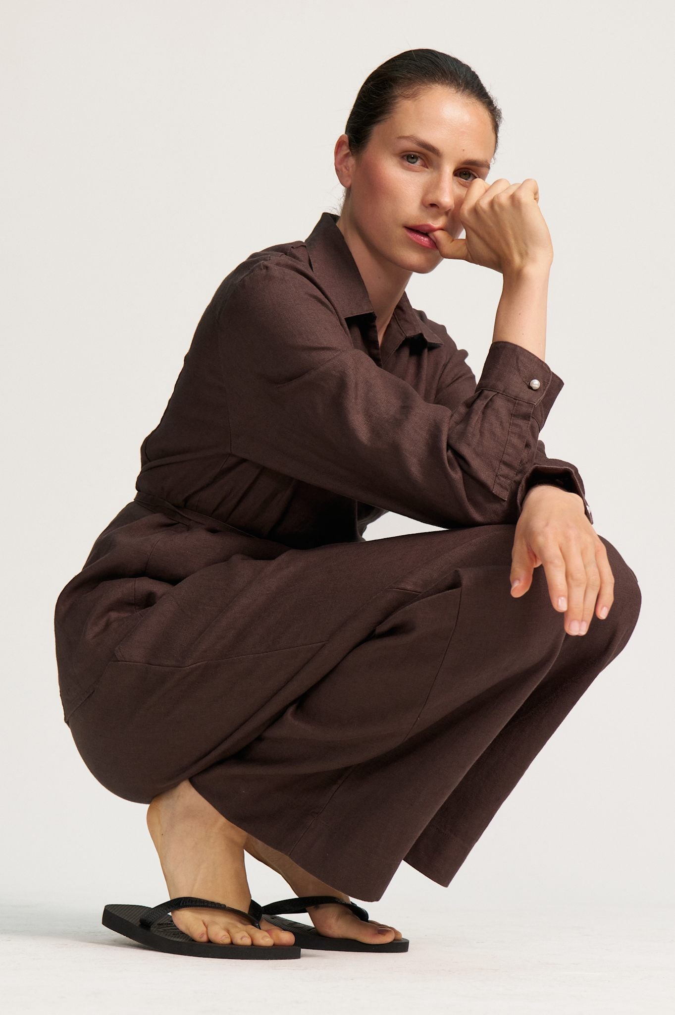 Galina Pants - Dark Chocolate