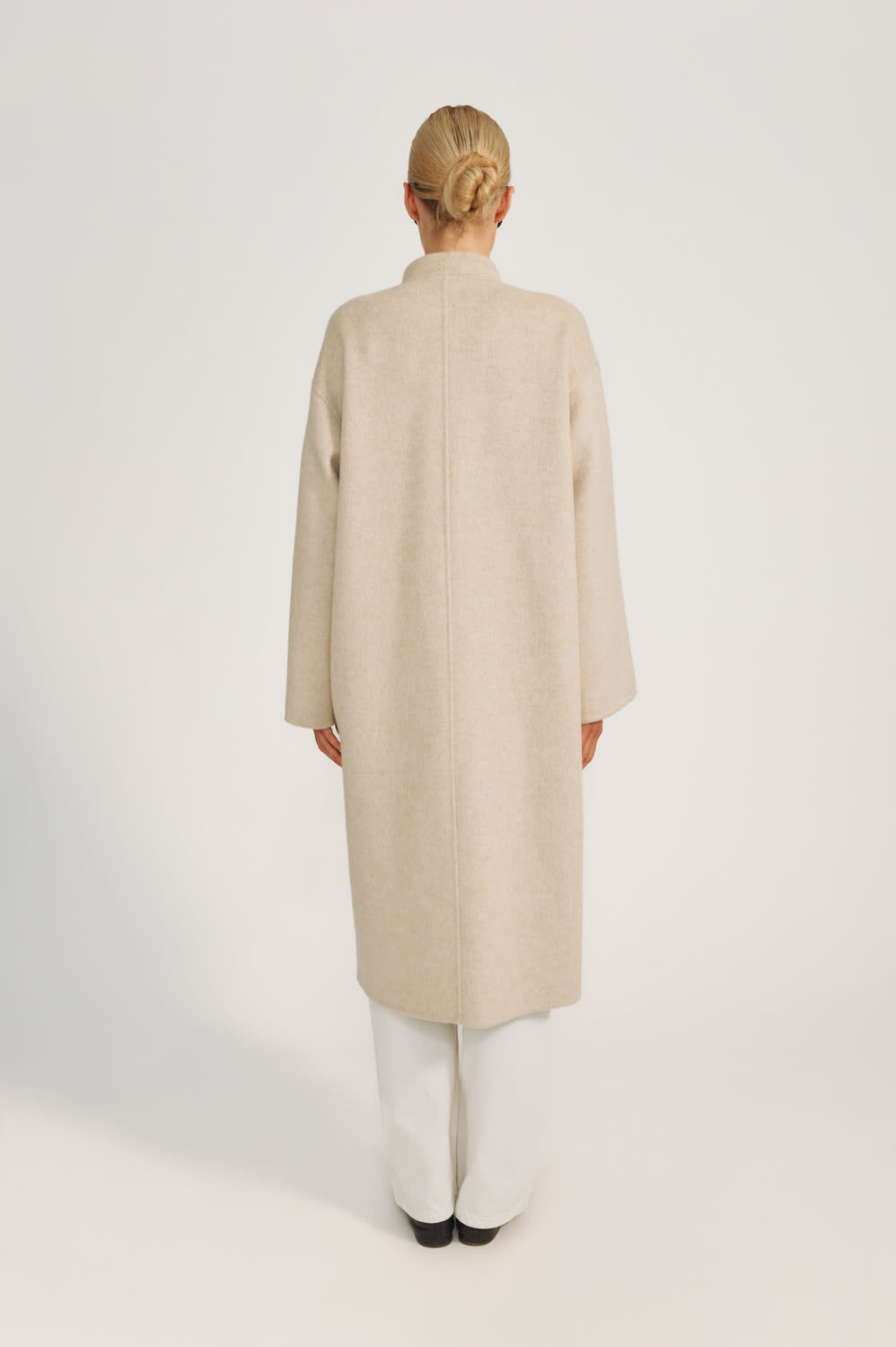 Paige Coat - Porcelain