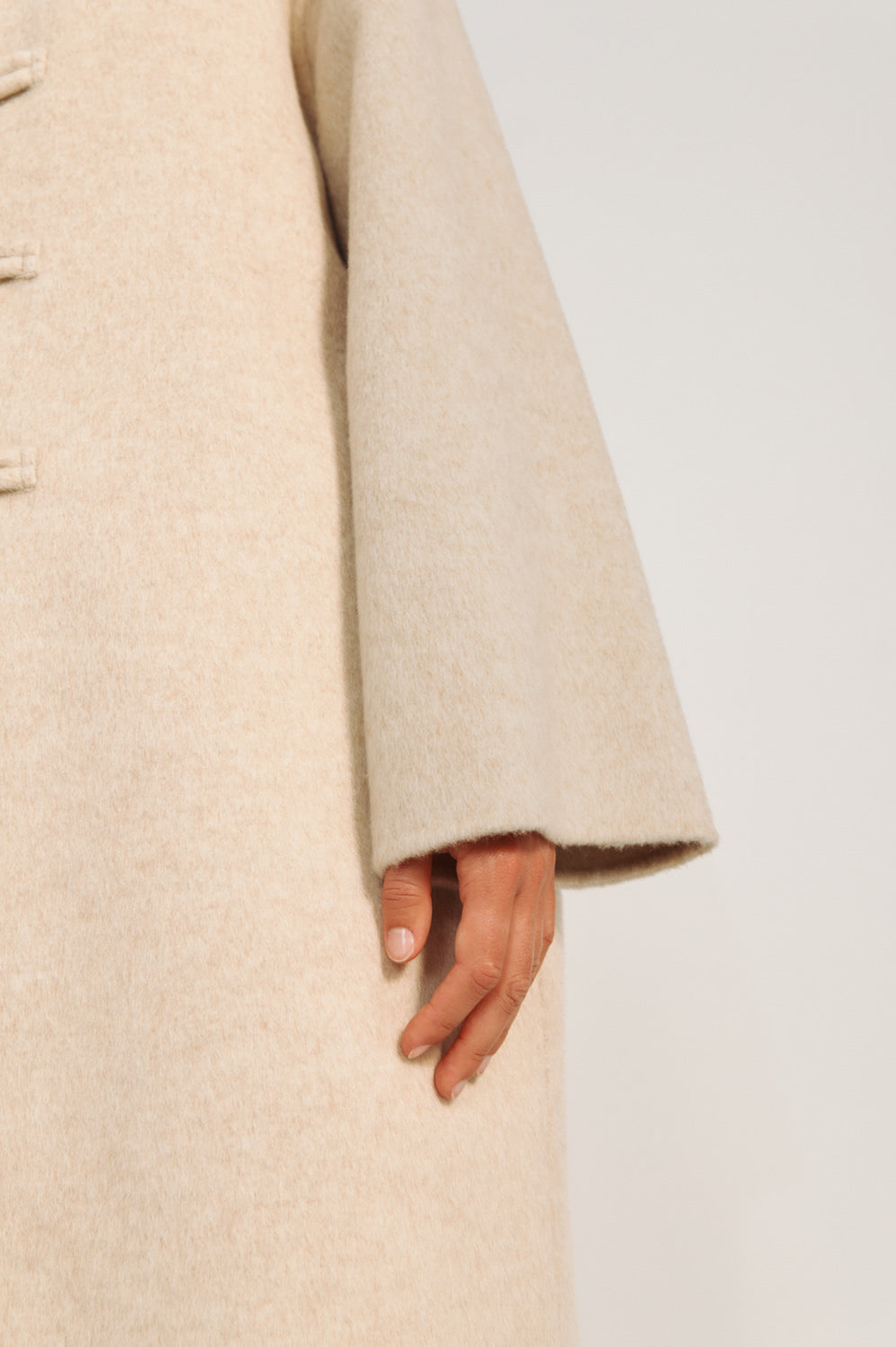 Paige Coat - Porcelain
