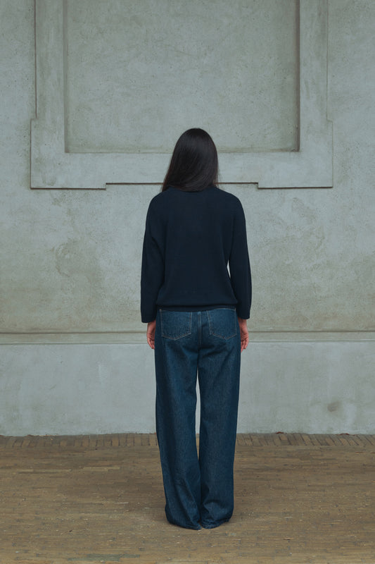 Savannah Blouse - Navy