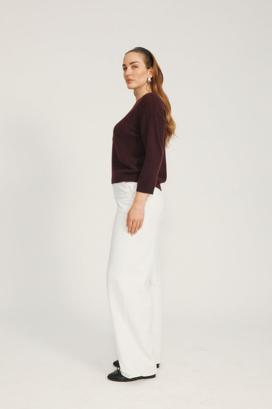 Savannah Blouse - Plum
