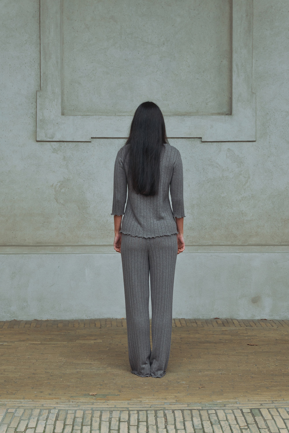Tienna Pants - Brown Melange