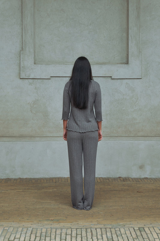 Tienna Pants - Brown Melange