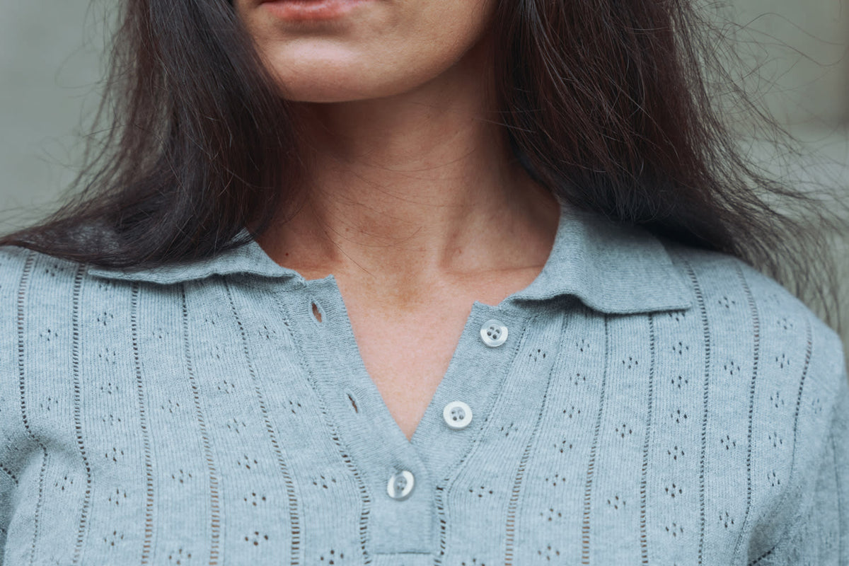 Theodora Polo - Frost Grey