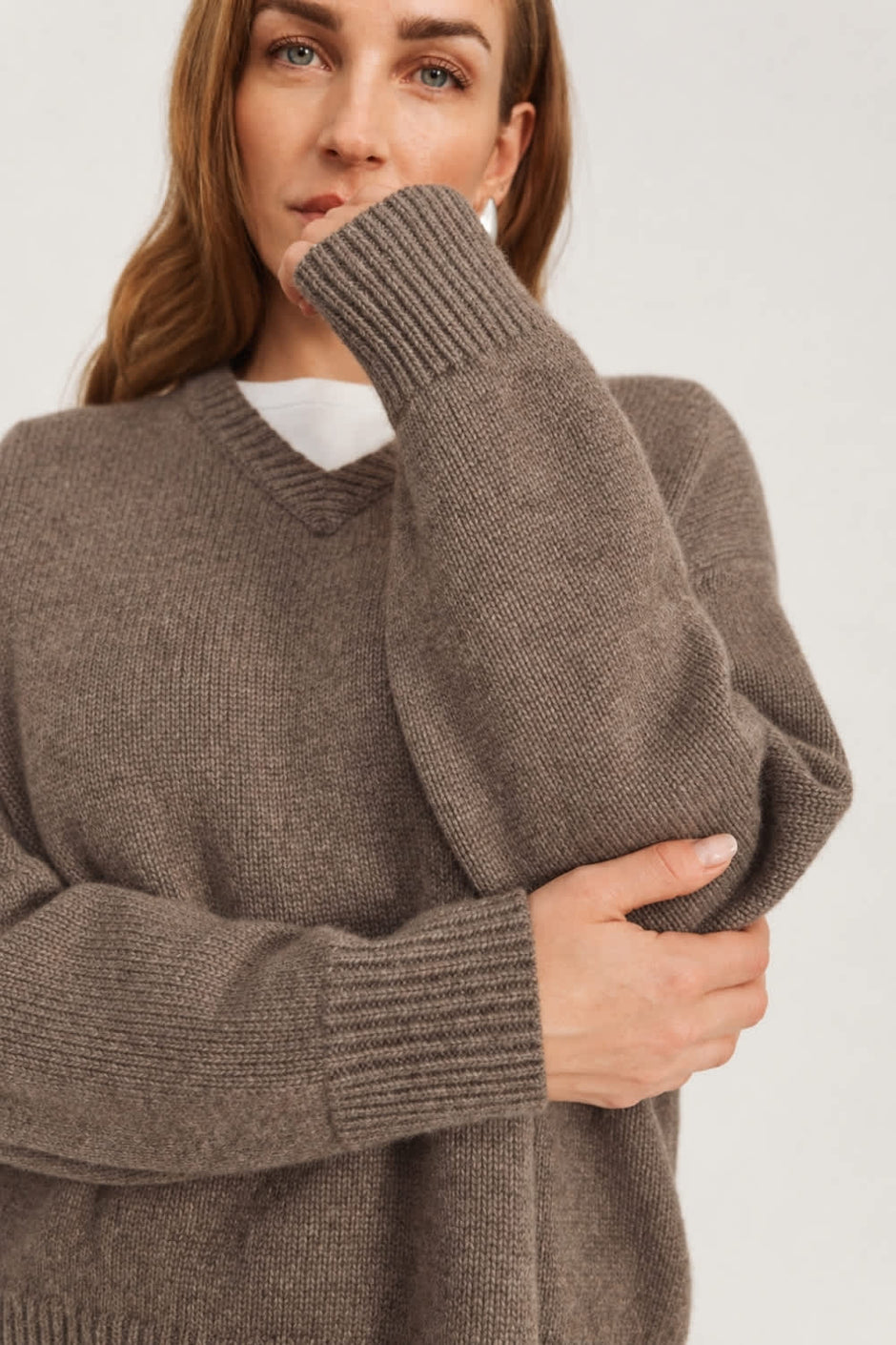 Olja Sweater Signature - Brownstone