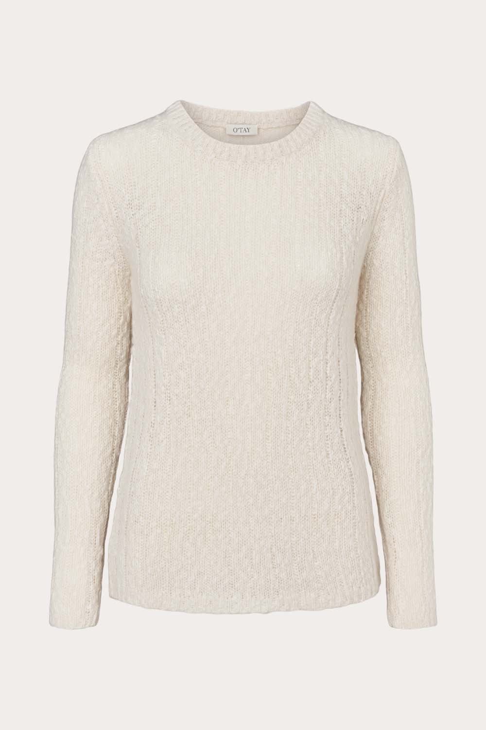 Anna Blouse Boucle - Pure White