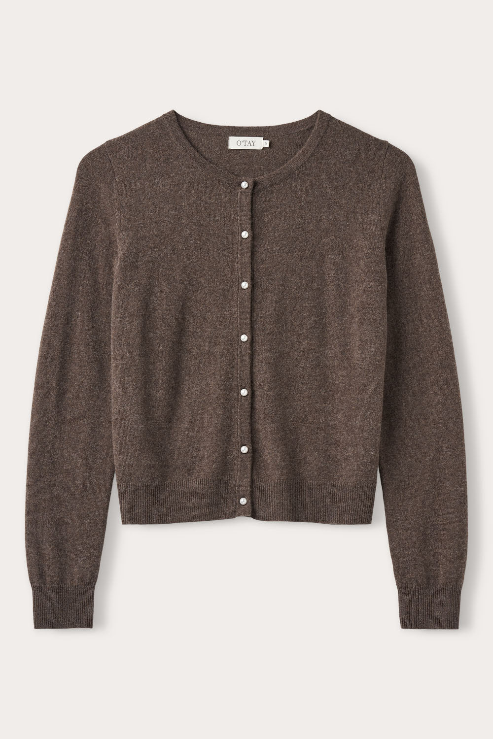 O'TAY Victoria Cardigan Cardigans Murky Brown