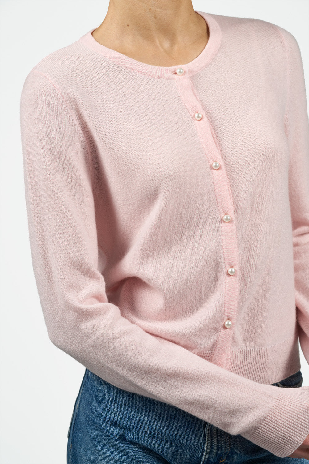 Victoria Cardigan - Pale Pink