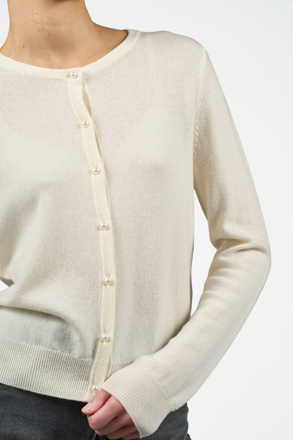 Victoria Cardigan - White