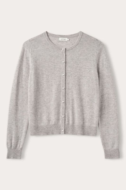Victoria Cardigan - Light Grey