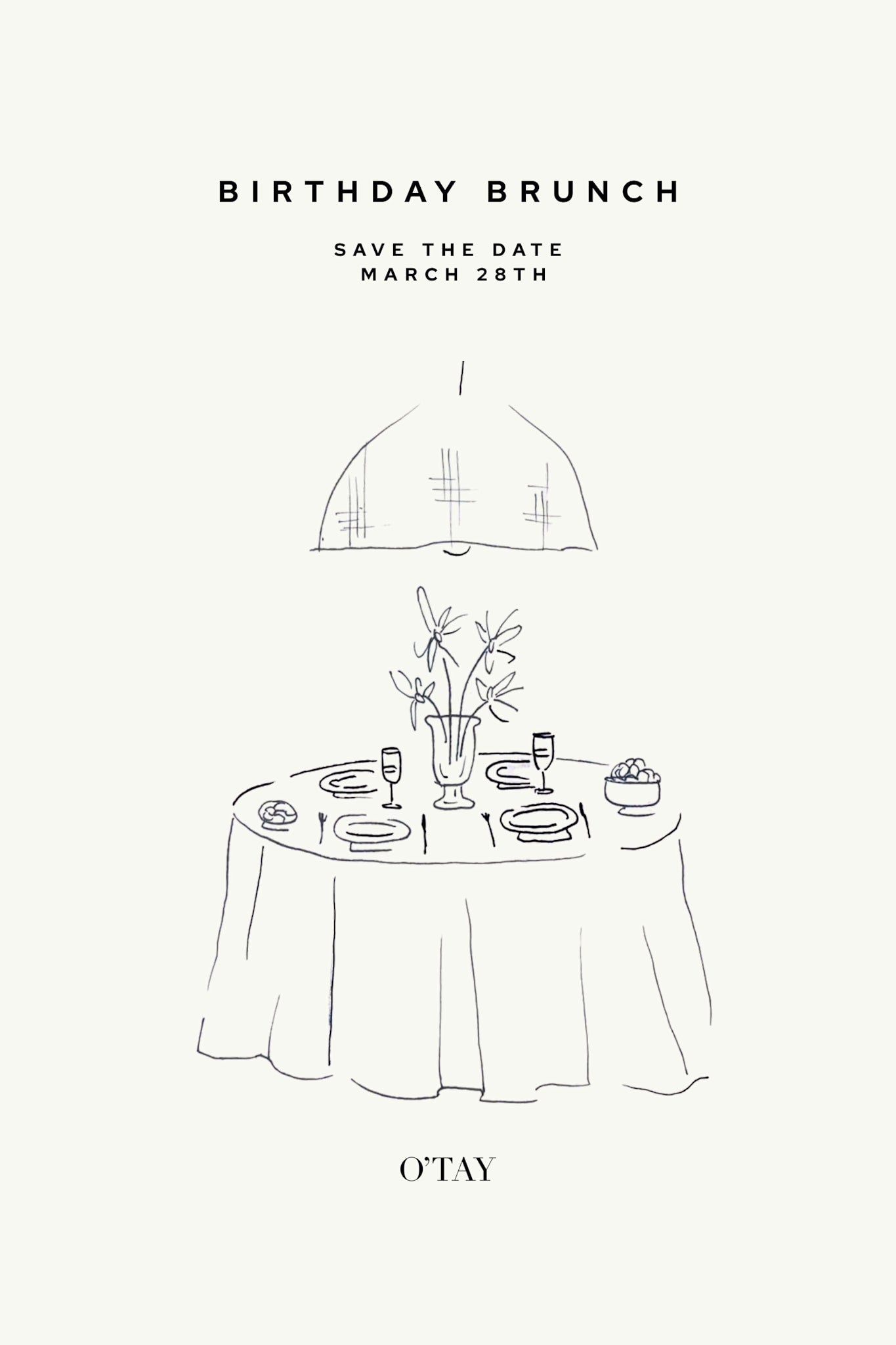 Birthday Brunch - Billet