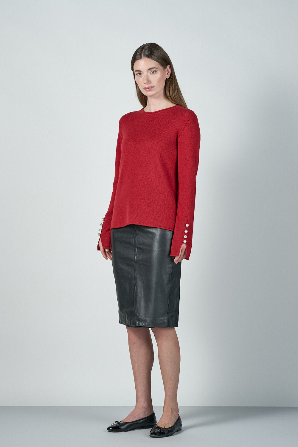 Abbelone Sweater - Red