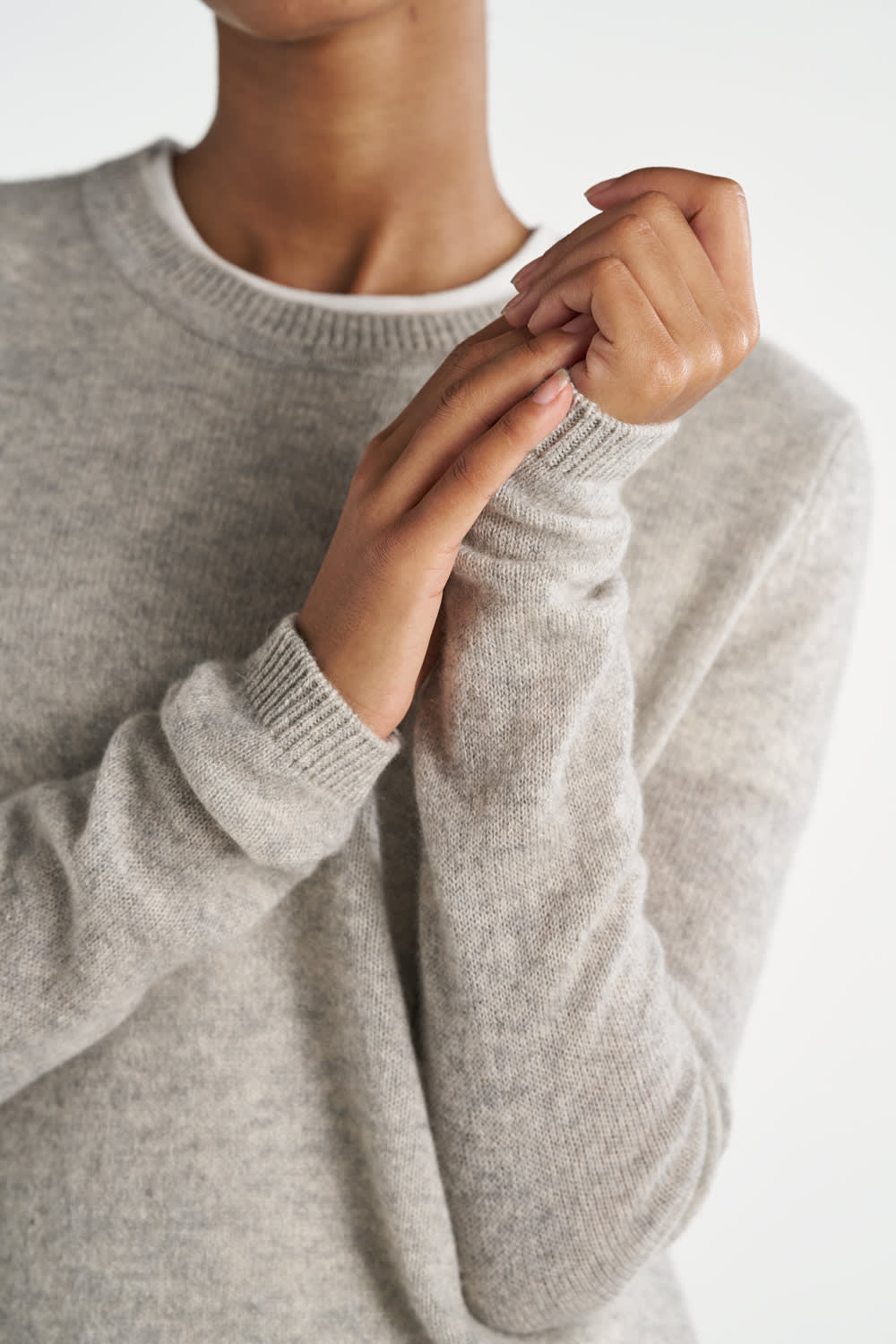 Filipa Blouse - Pearl Grey