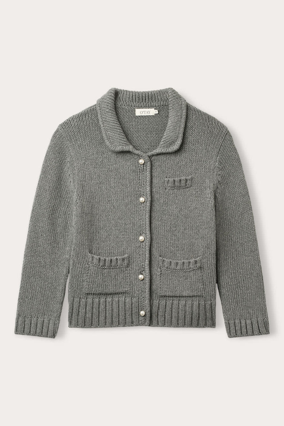 Negin Cardigan - Stone Grey