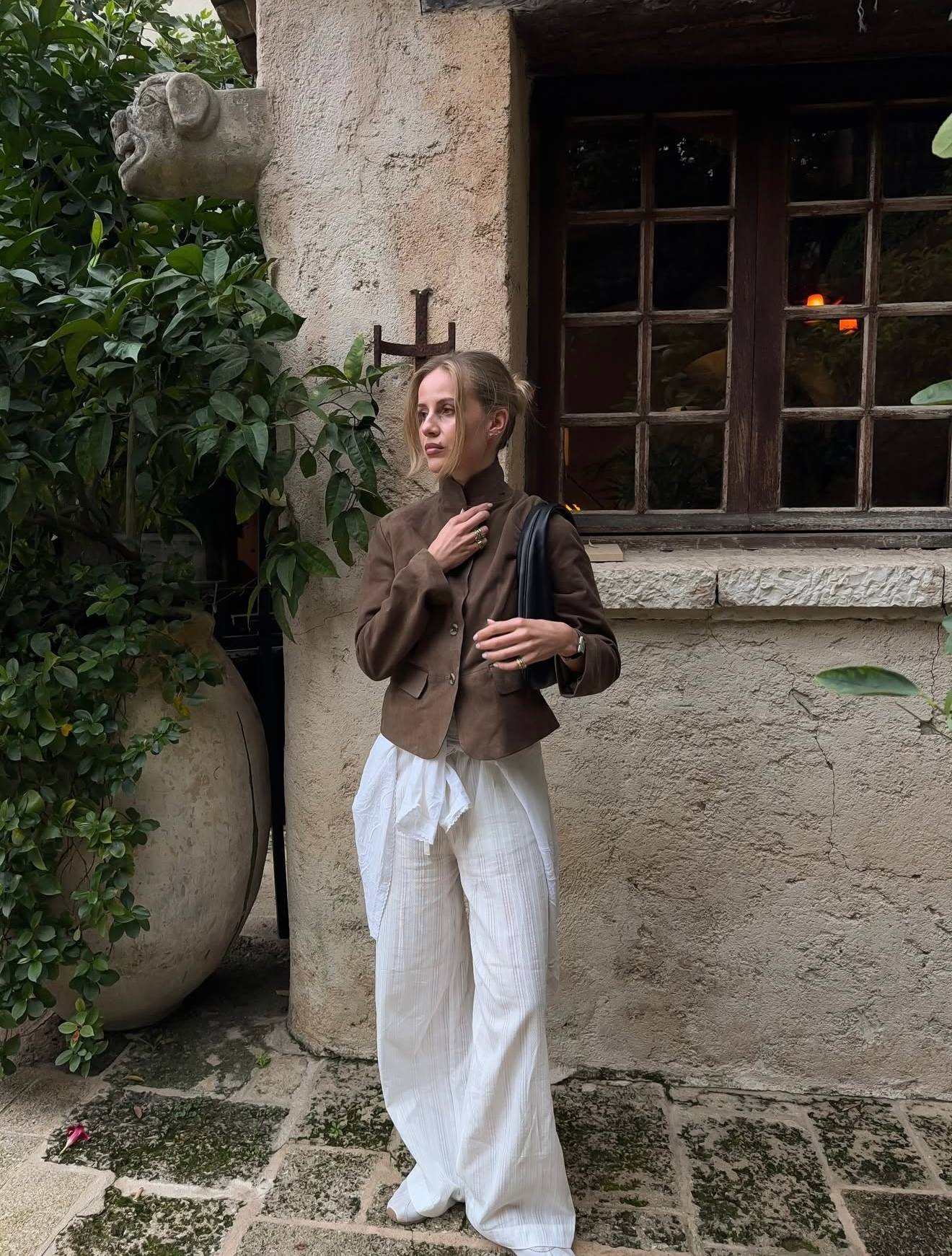 Amy Blazer Suede - Toffee  Brown