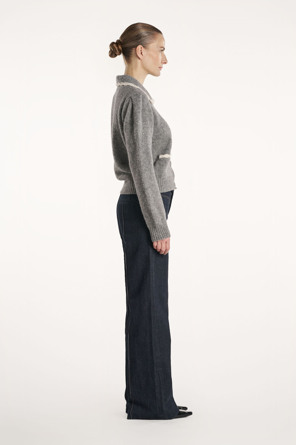 Isabella Cardigan - Grey Melange