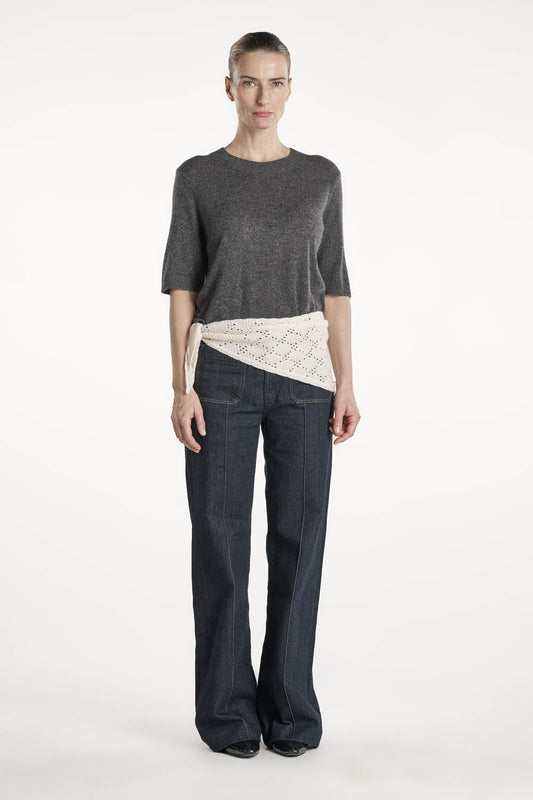 Laura T-Shirt - Dark Grey Melange