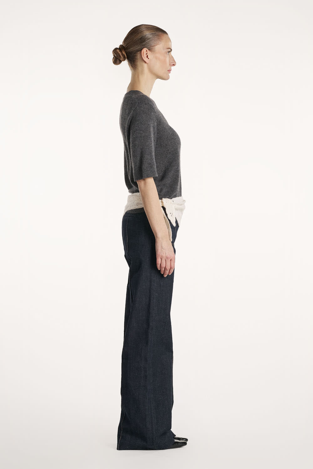 Laura T-Shirt - Dark Grey Melange