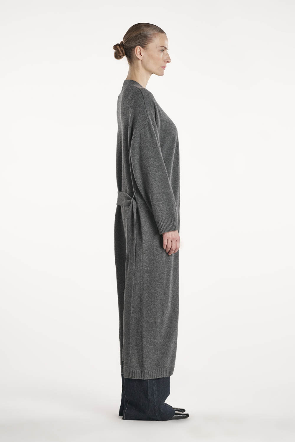 Poppy Cardigan - Dark Grey Melange