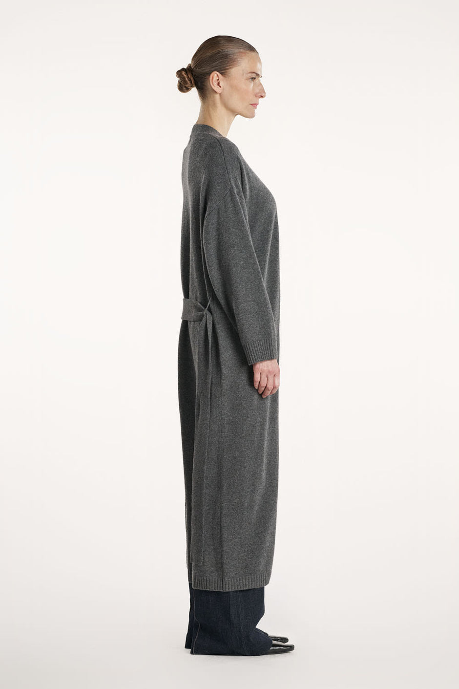 Poppy Cardigan - Dark Grey Melange