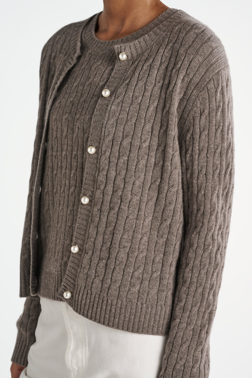 Odessa Cardigan - Brownstone