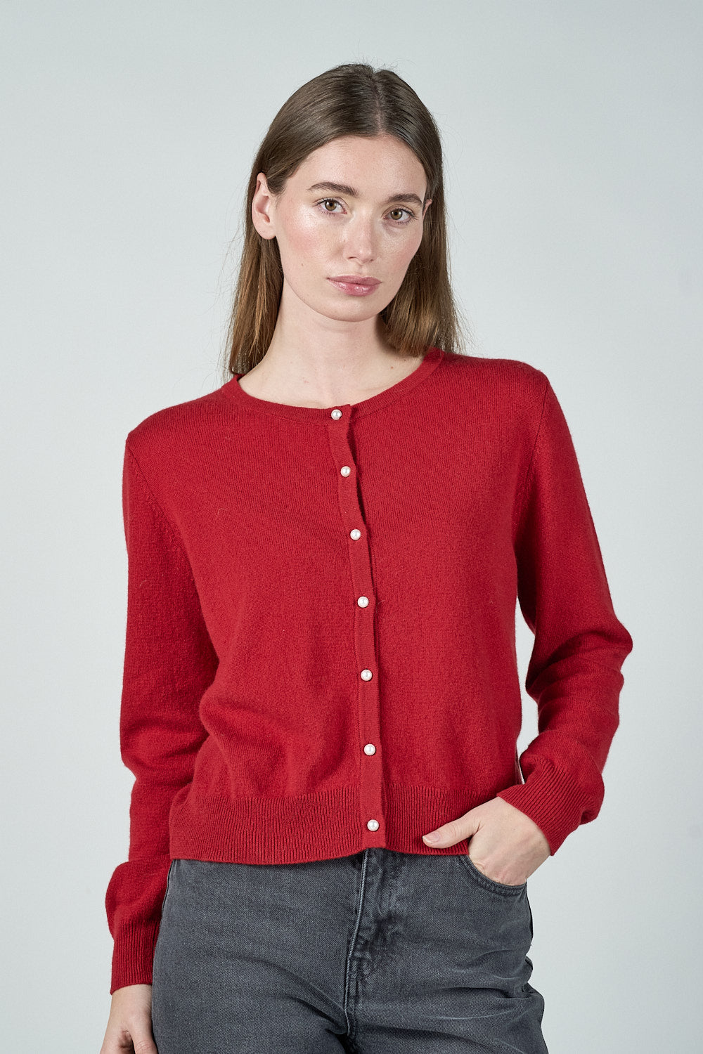 Lailabeth Cardigan - Red