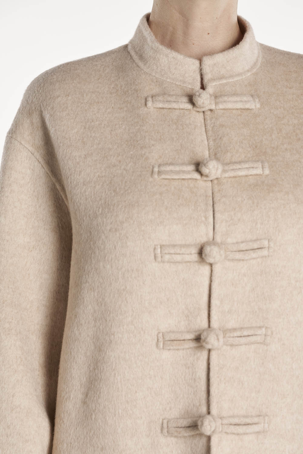 Paige Coat - Porcelain