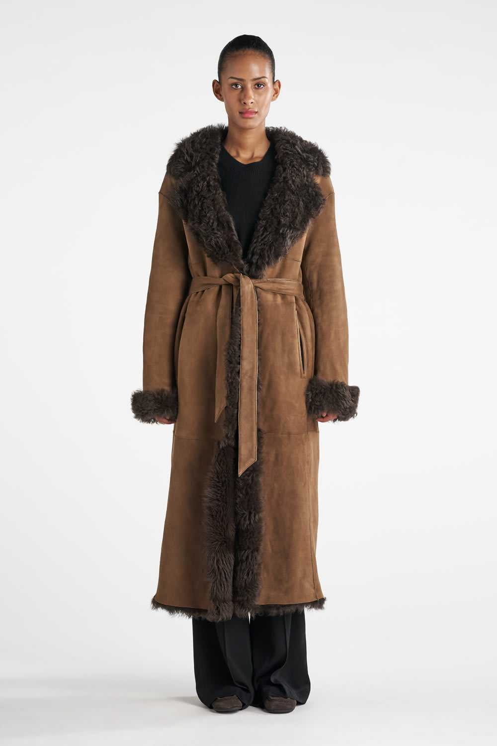 Otilia Coat - Brown