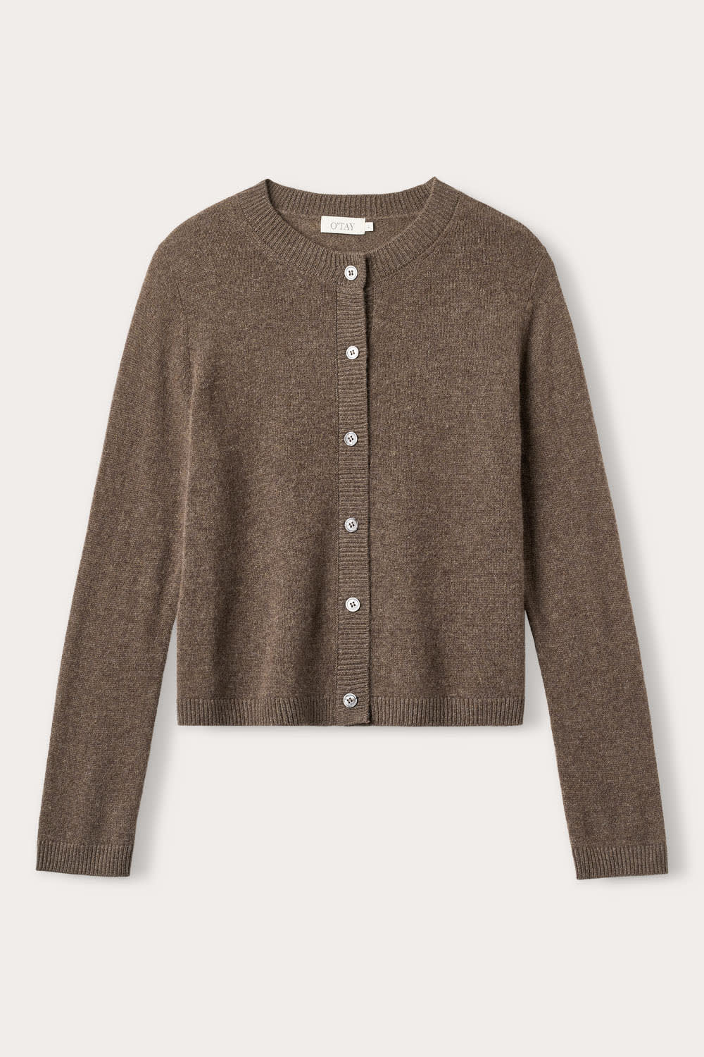 Oceania Cardigan - Brownstone