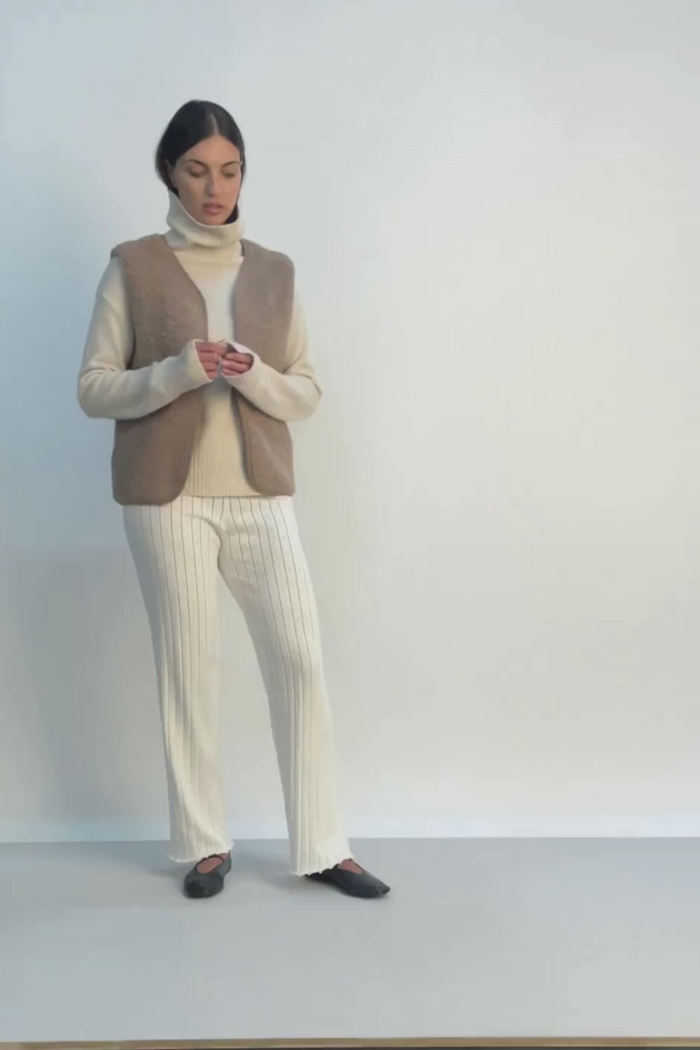 O'TAY Merle Jumper Bluser Warm Beige