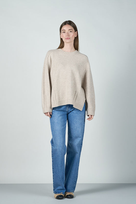 Kamille Sweater - Warm Beige