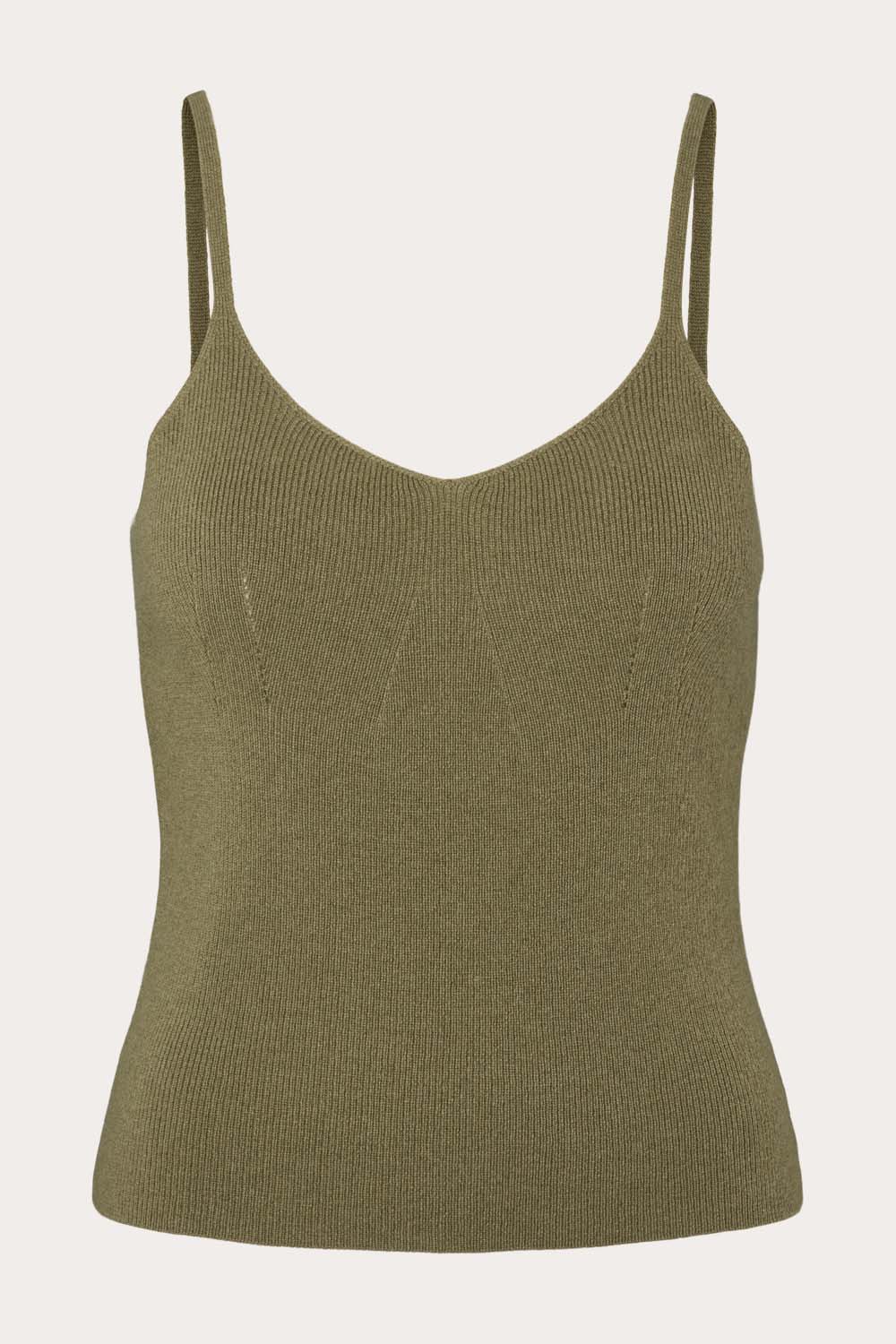 Fanella Top - Mountain Green