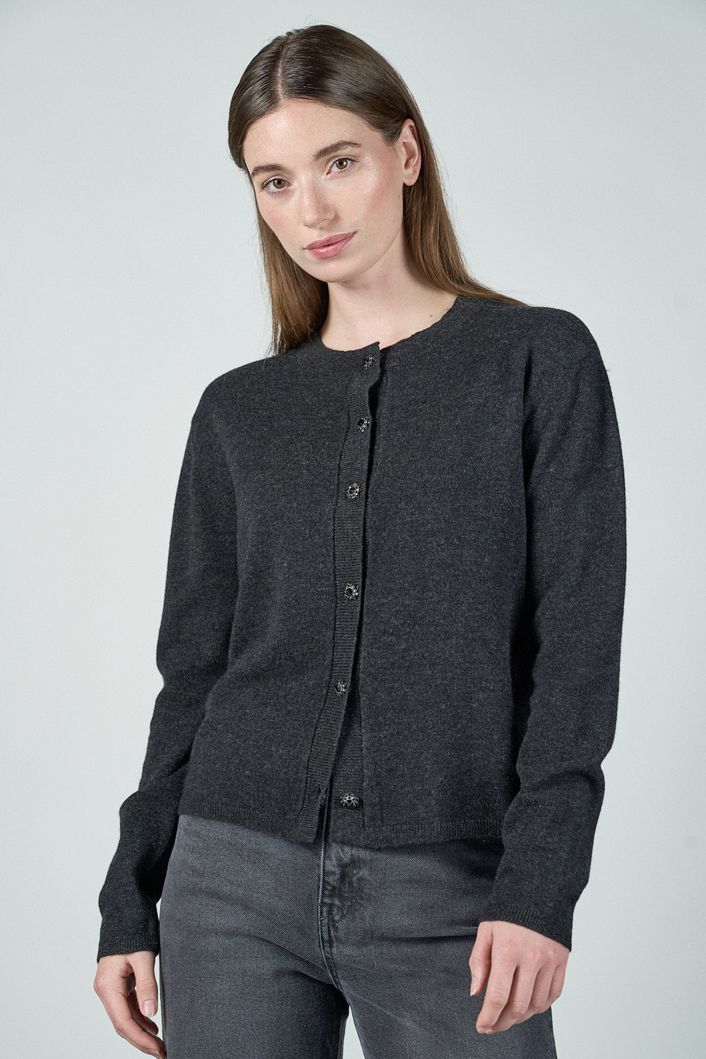 Kit Cardigan - Charcoal